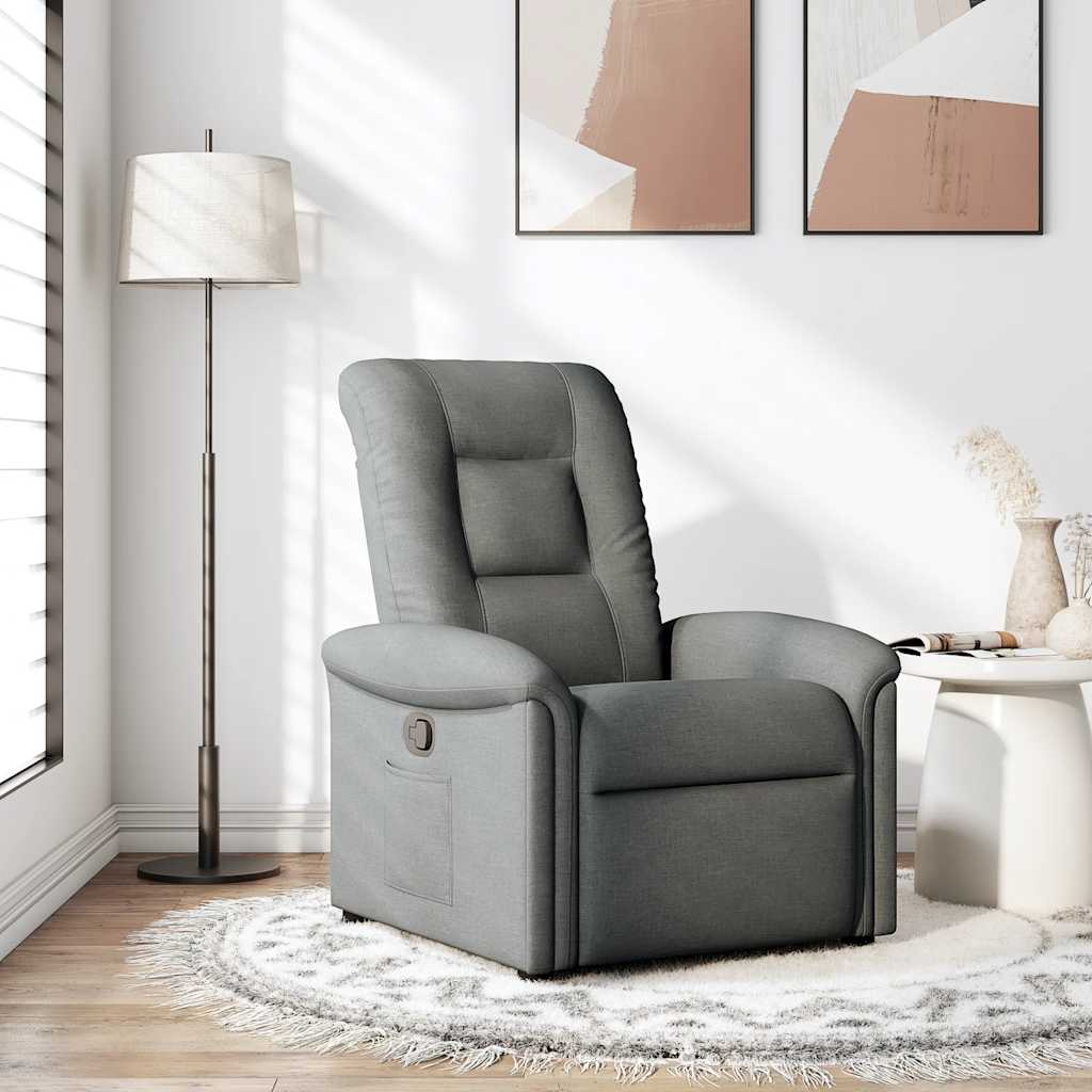 Fauteuil inclinable Gris foncé Tissu - XIOS