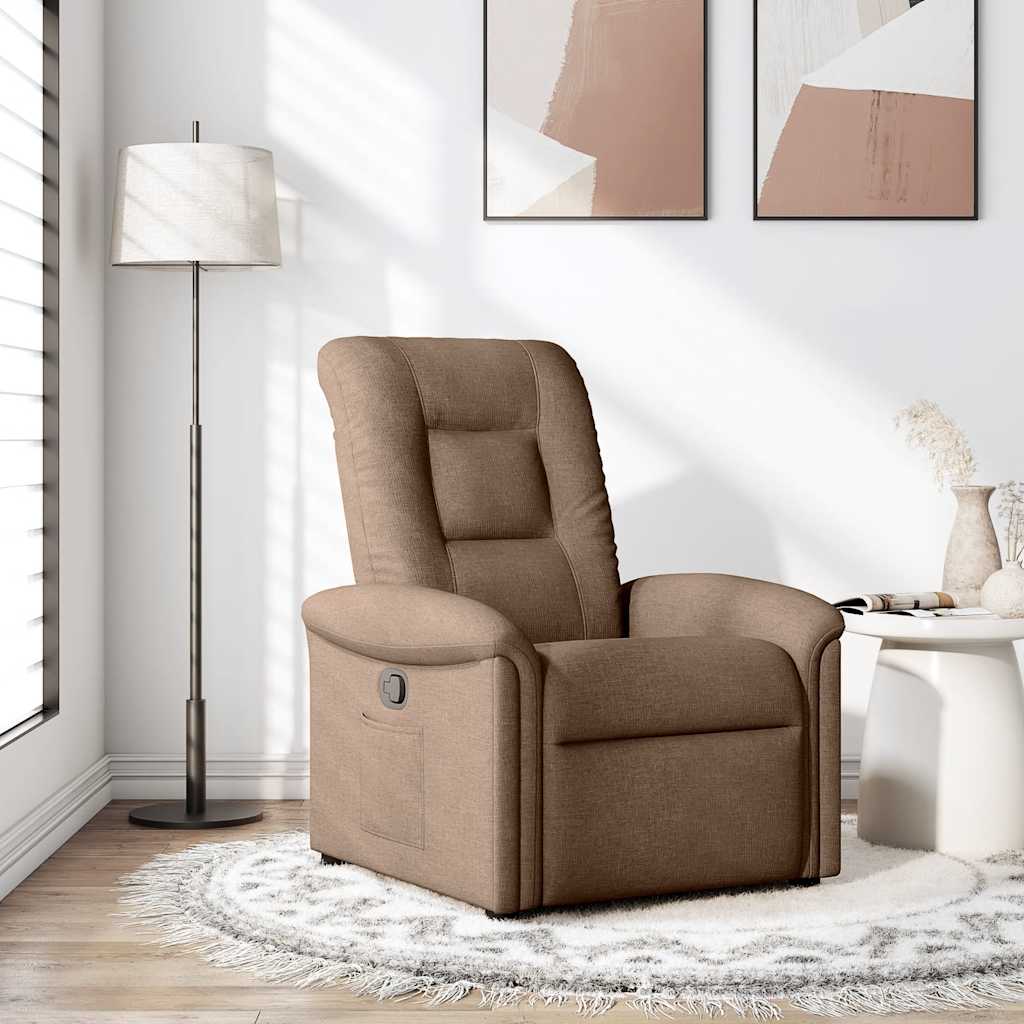 Fauteuil inclinable Marron Tissu - XIOS