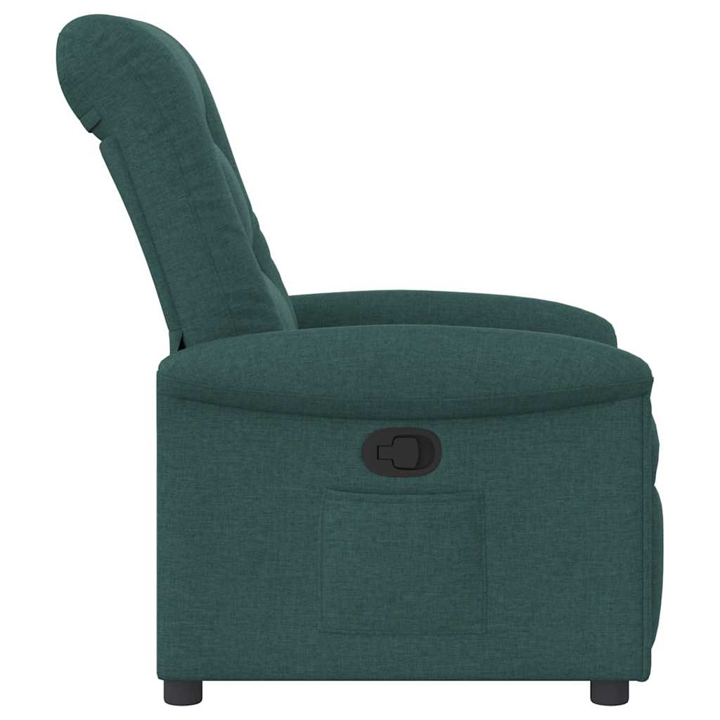 Fauteuil inclinable Vert foncé Tissu - XIOS