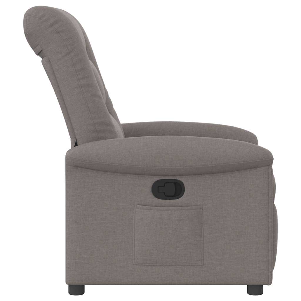 Fauteuil inclinable Taupe Tissu