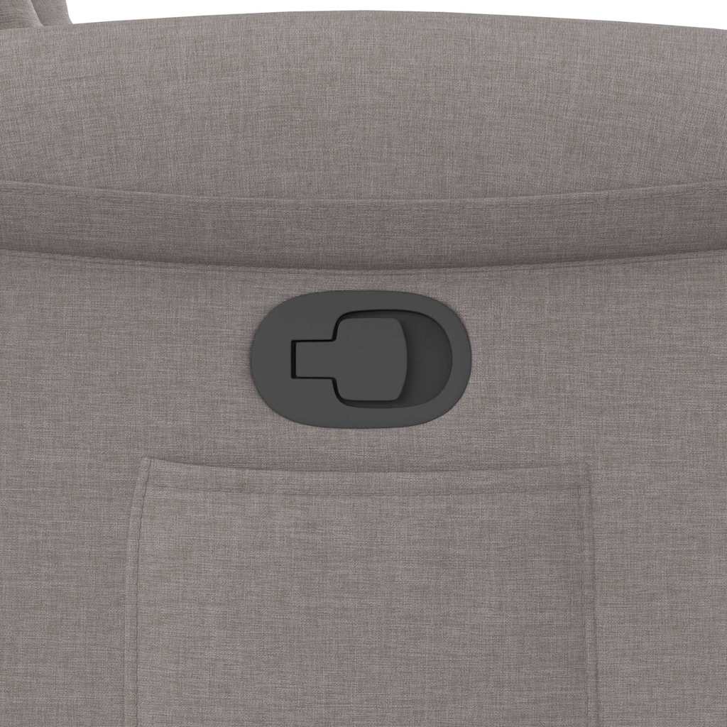 Fauteuil inclinable Taupe Tissu