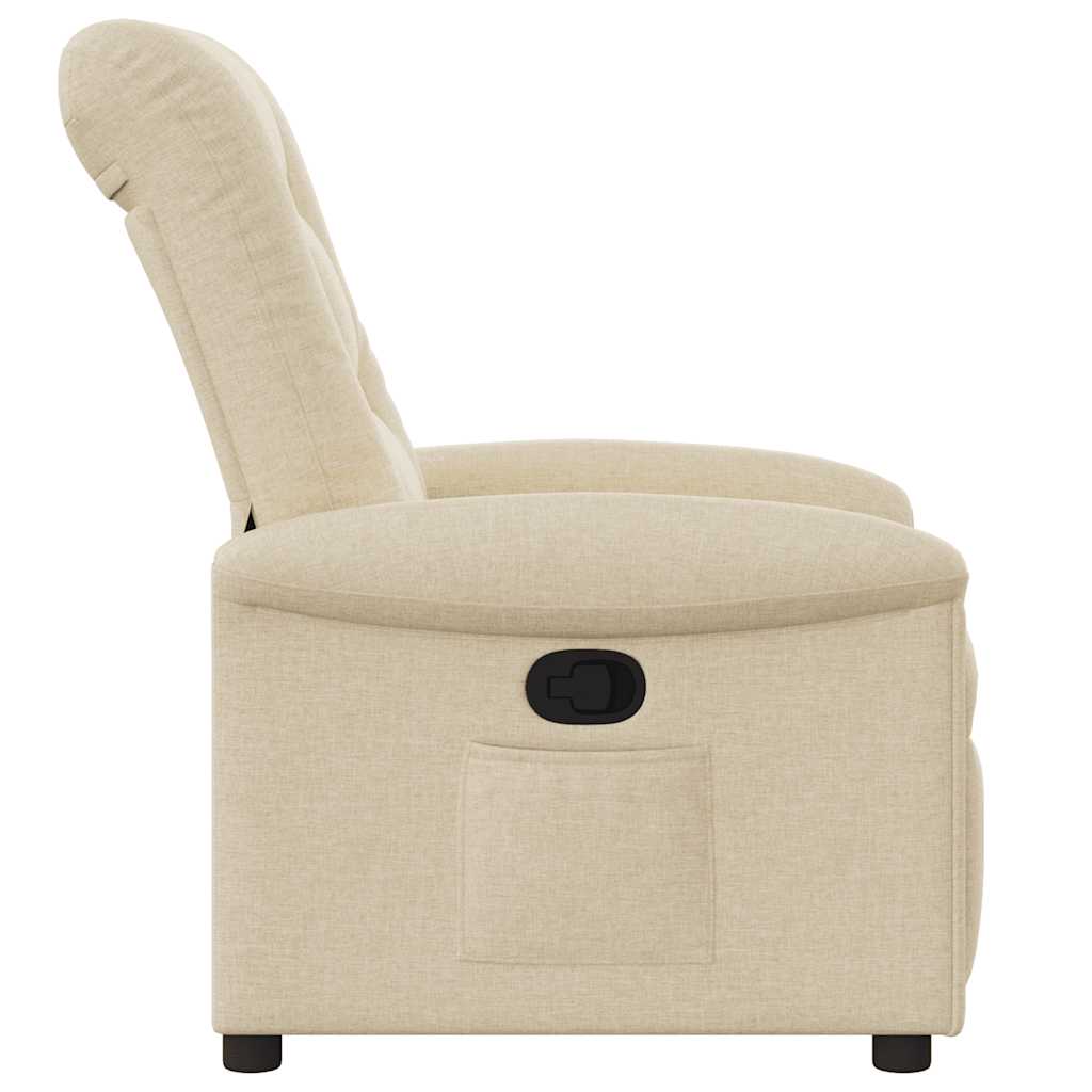 Fauteuil inclinable Crème Tissu - XIOS