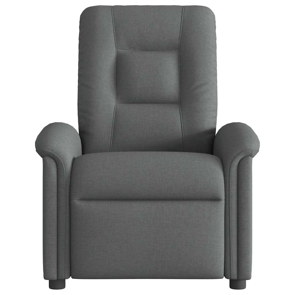 Fauteuil de massage inclinable Gris foncé Tissu - XIOS