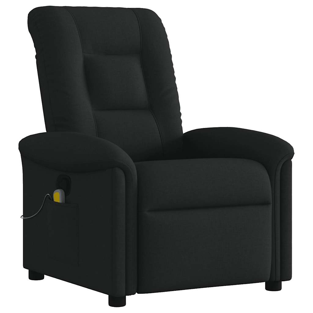 Fauteuil de massage inclinable Noir Tissu - XIOS