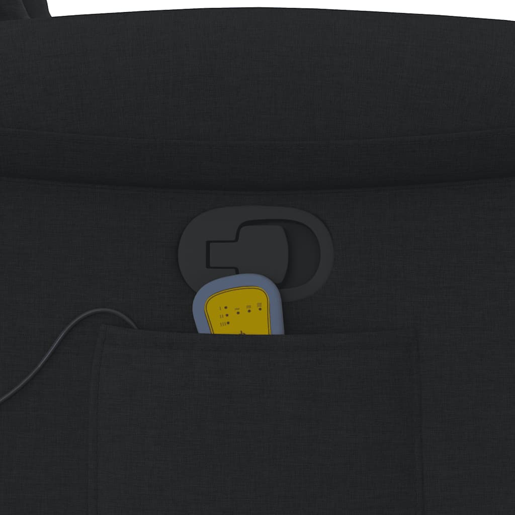 Fauteuil de massage inclinable Noir Tissu - XIOS