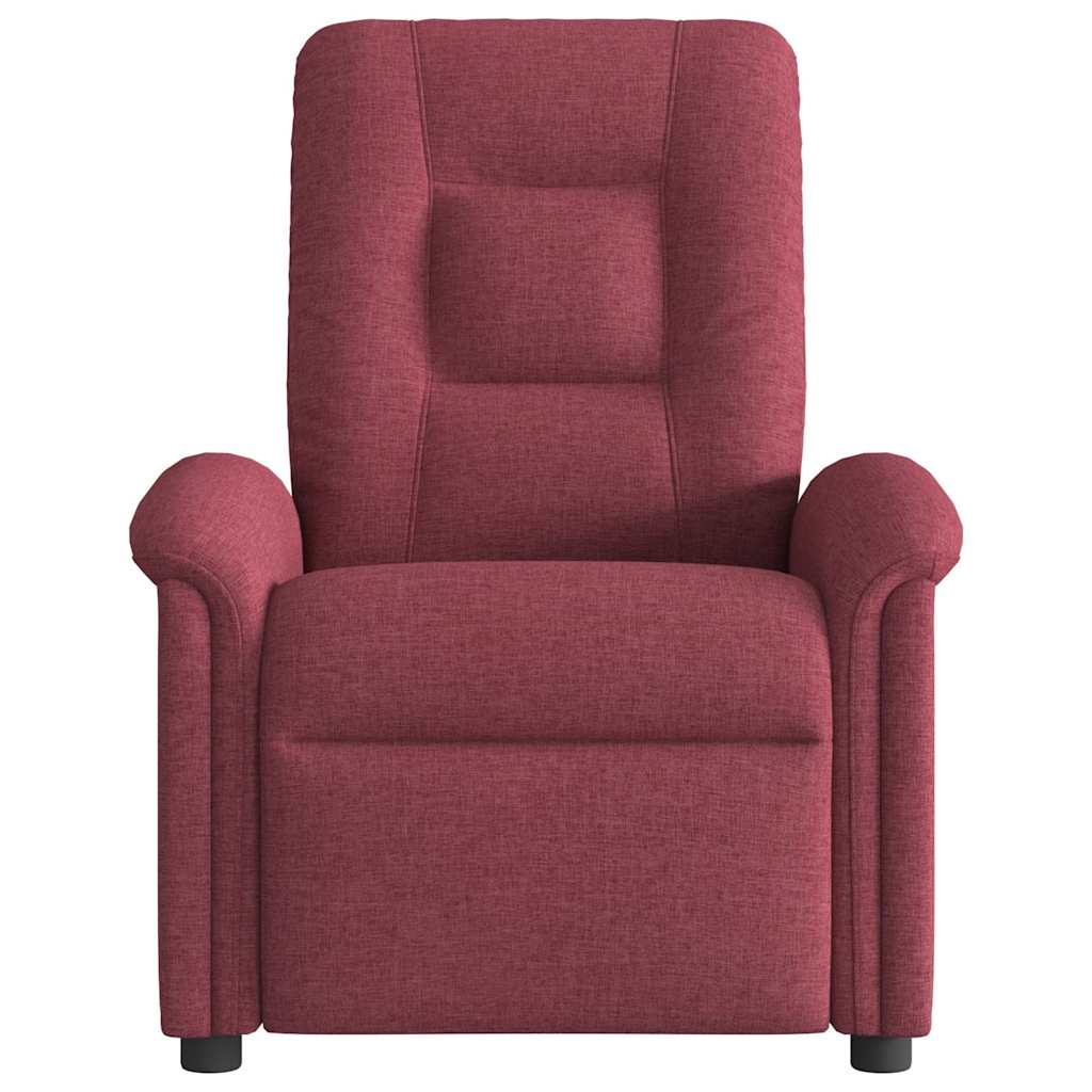 Fauteuil de massage inclinable Rouge bordeaux Tissu - XIOS