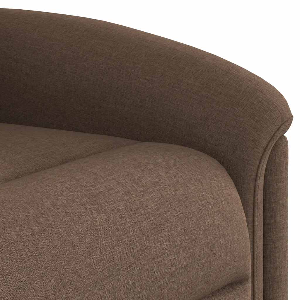 Fauteuil de massage inclinable Marron Tissu - XIOS