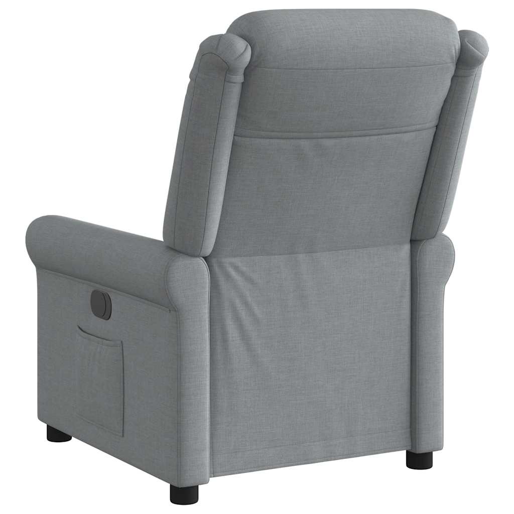 Fauteuil inclinable Gris clair Tissu - XIOS