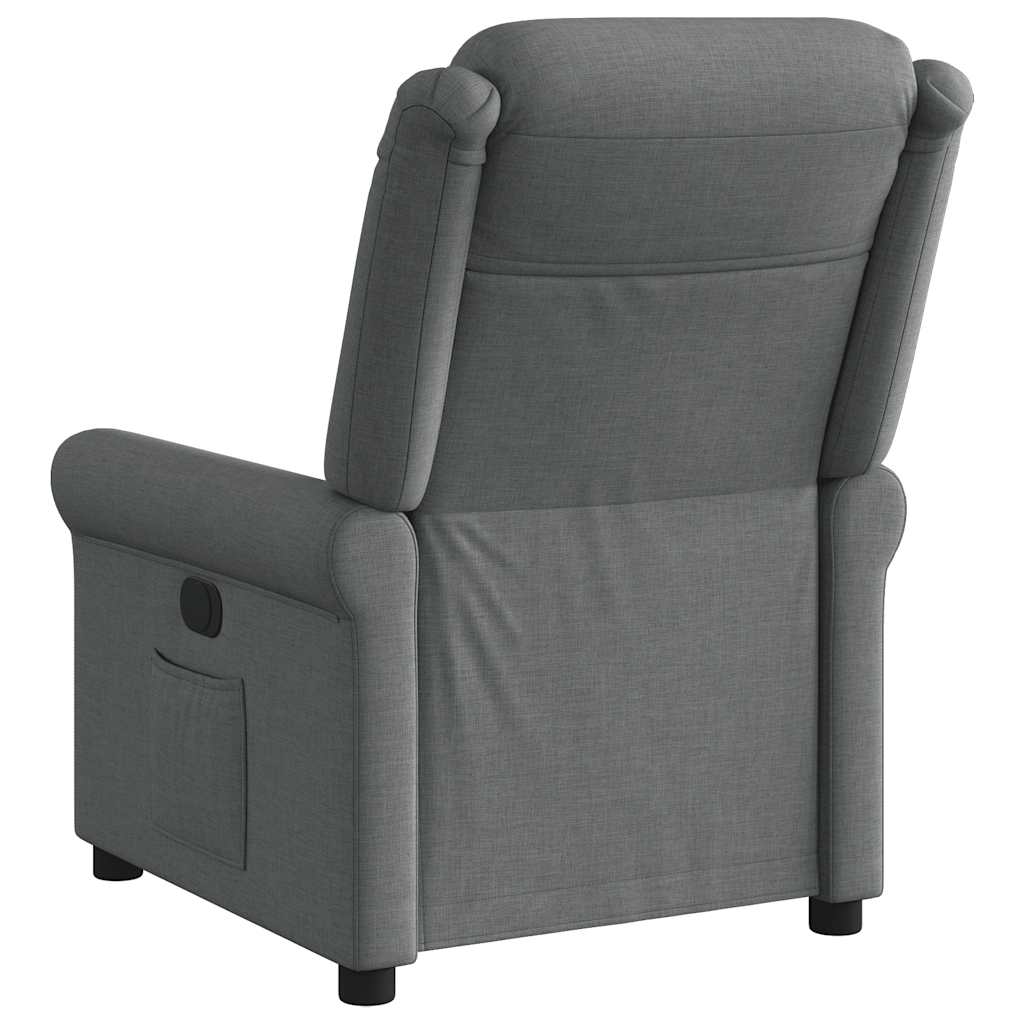 Fauteuil inclinable Gris foncé Tissu - XIOS