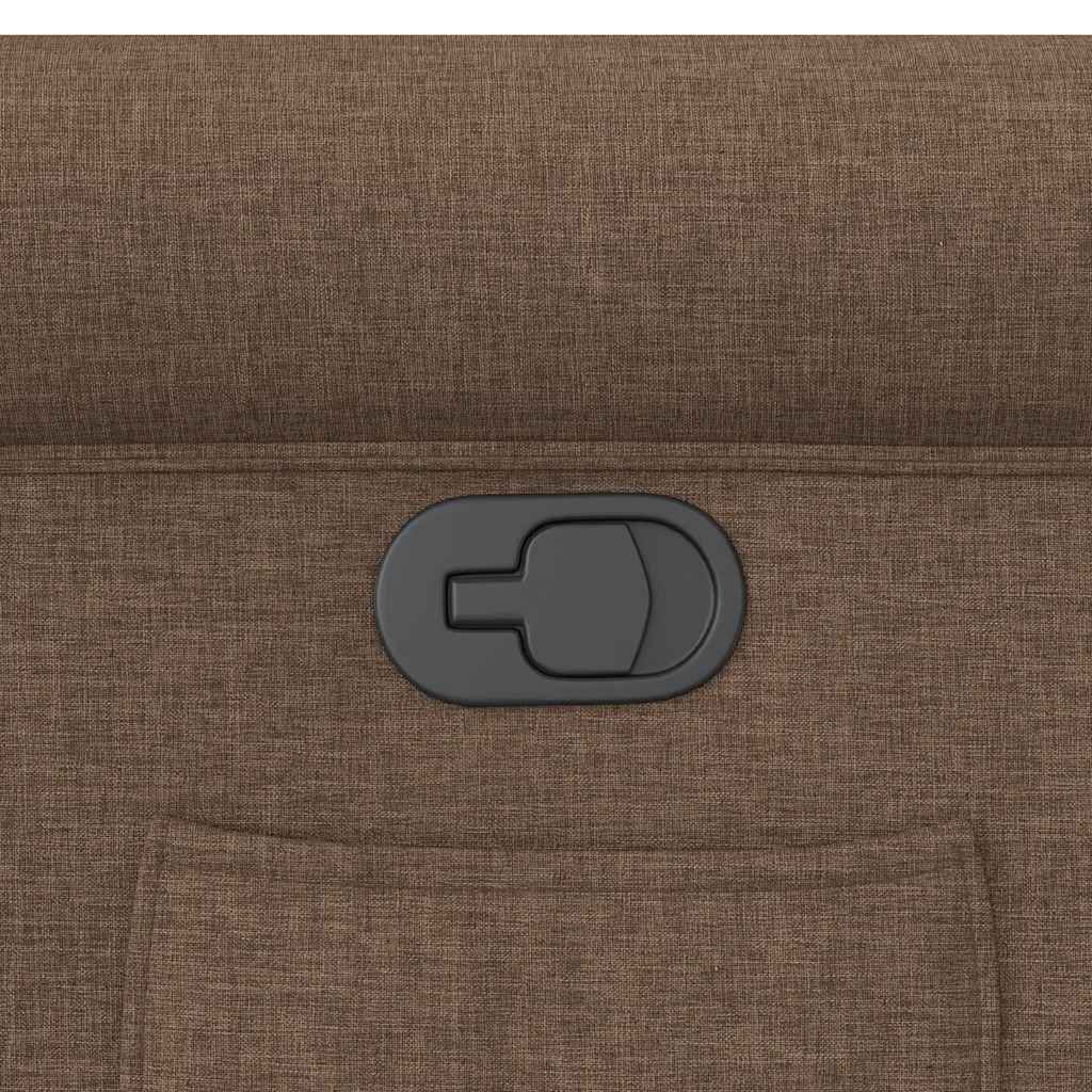 Fauteuil inclinable Marron Tissu - XIOS