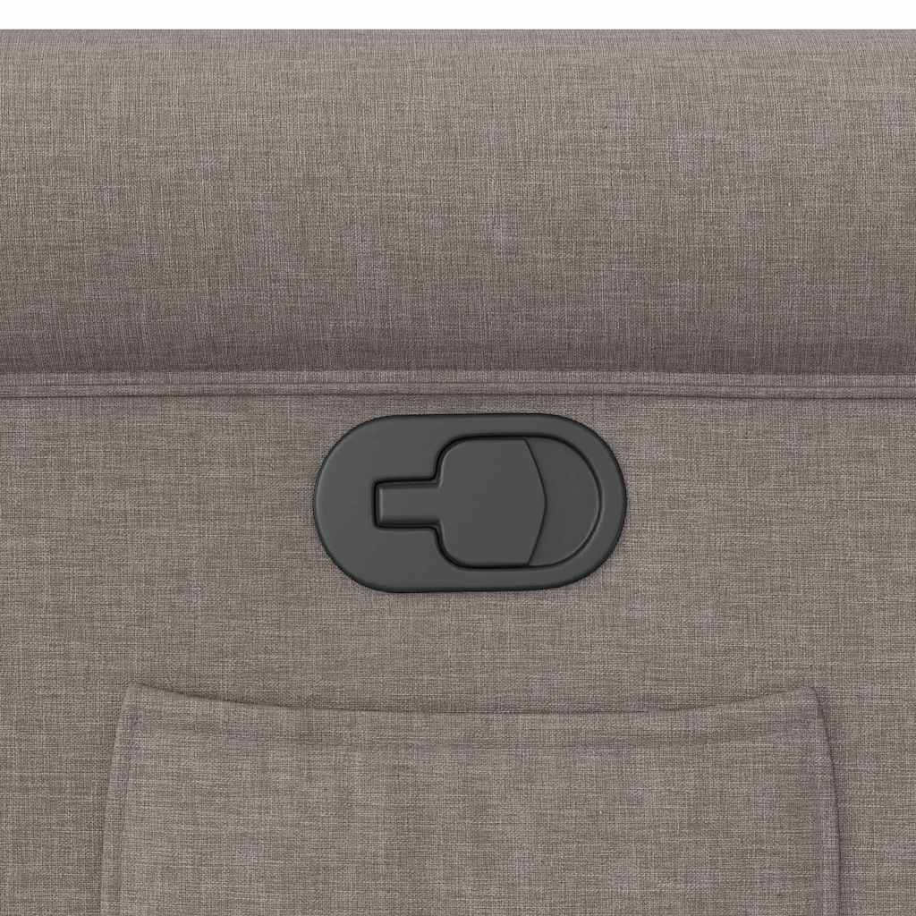 Fauteuil inclinable Taupe Tissu - XIOS