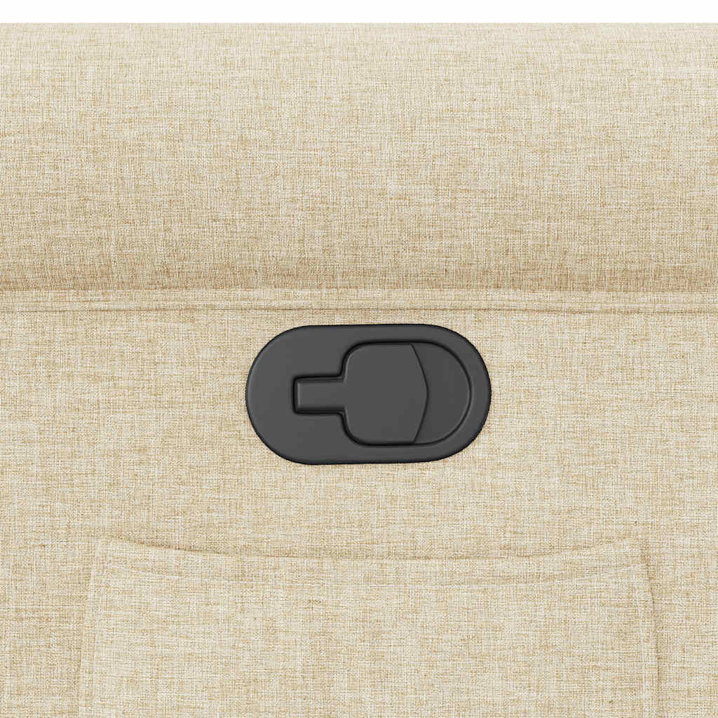 Fauteuil inclinable Crème Tissu - XIOS