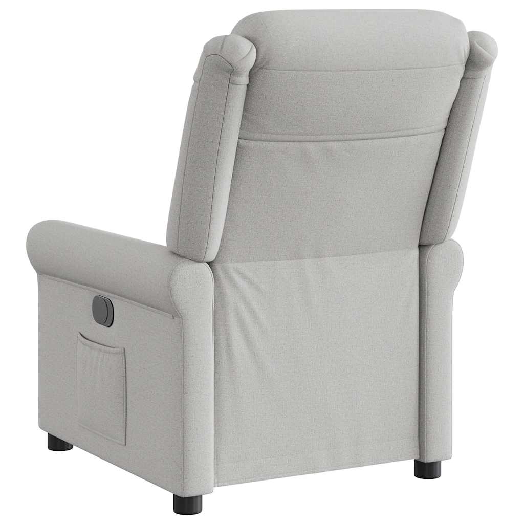 Fauteuil inclinable gris nuage tissu - XIOS