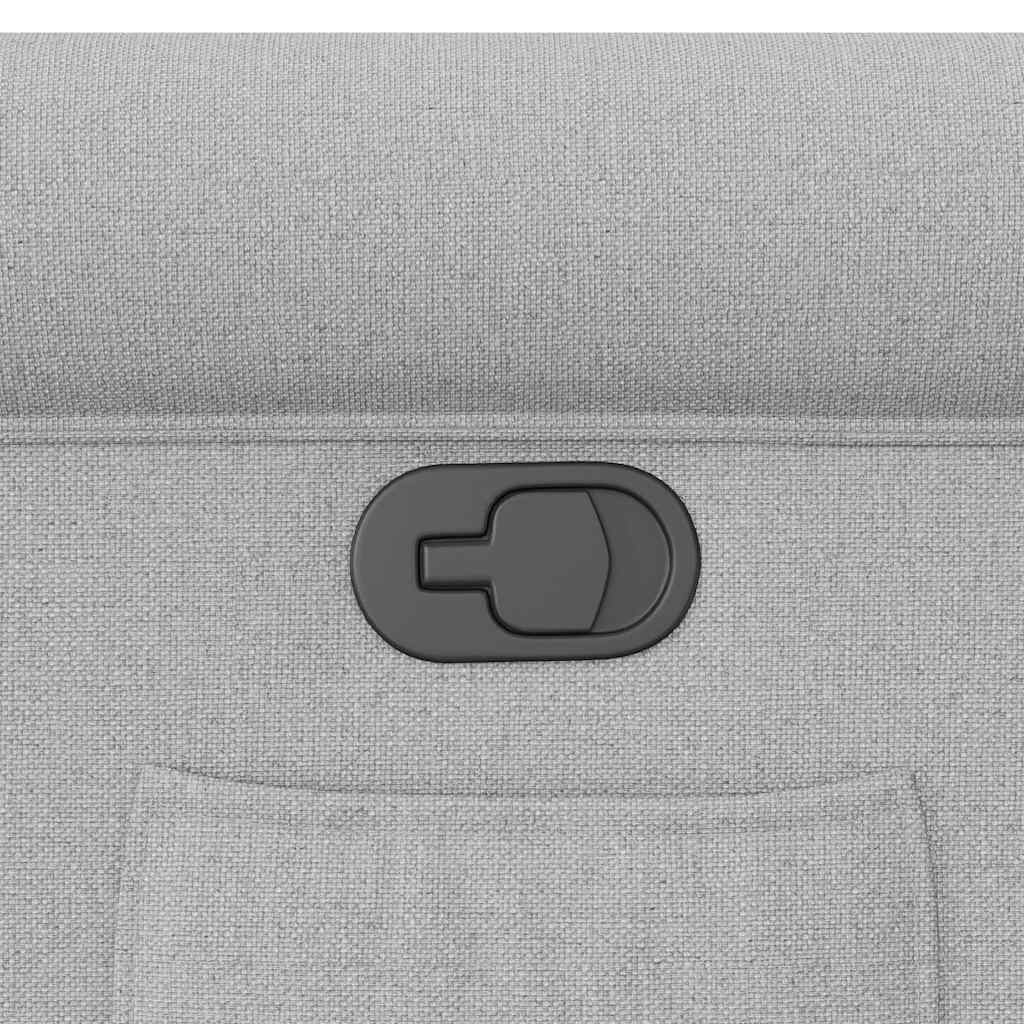 Fauteuil inclinable gris nuage tissu - XIOS