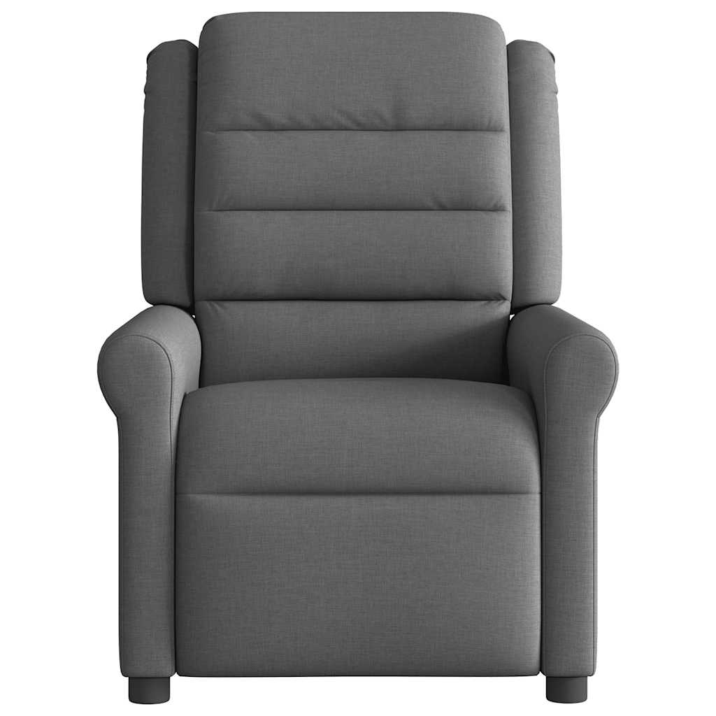 Fauteuil de massage inclinable Gris foncé Tissu - XIOS