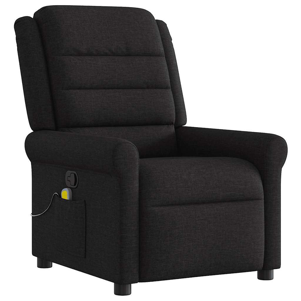 Fauteuil de massage inclinable Noir Tissu - XIOS