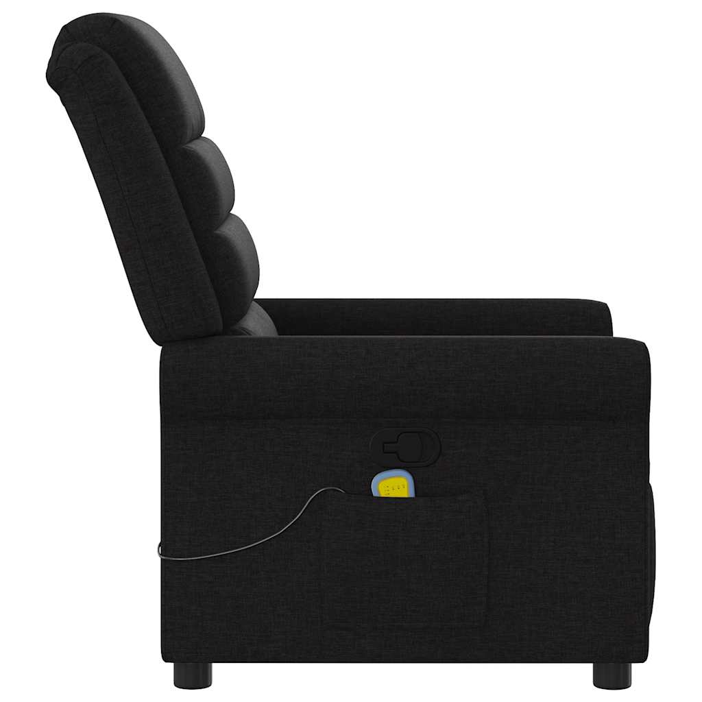 Fauteuil de massage inclinable Noir Tissu - XIOS