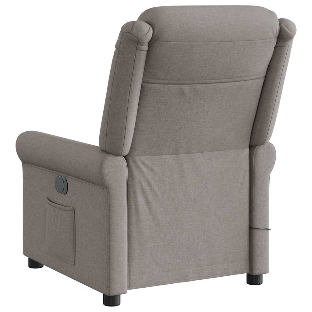 Fauteuil de massage inclinable Taupe Tissu - XIOS