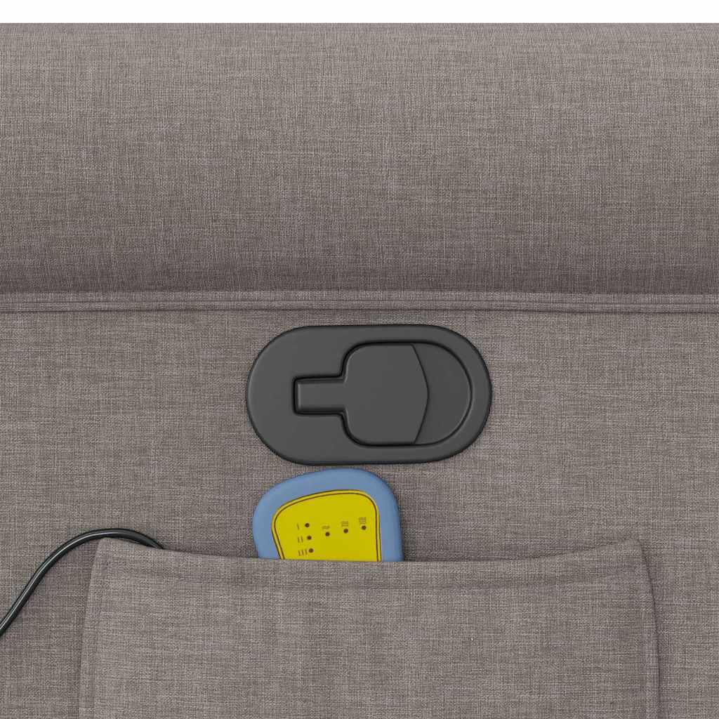 Fauteuil de massage inclinable Taupe Tissu - XIOS