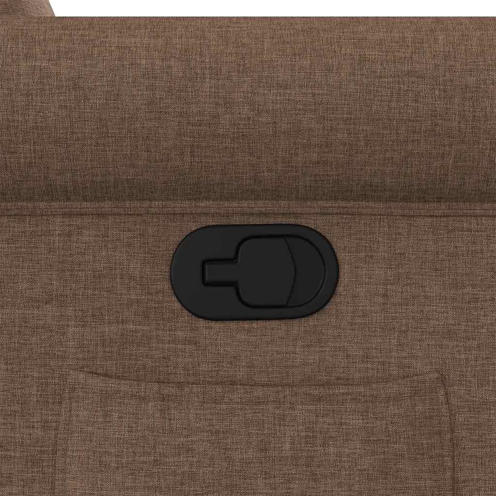 Fauteuil inclinable Marron Tissu - XIOS