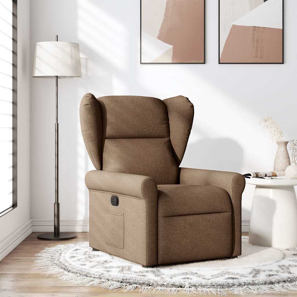 Fauteuil inclinable Marron Tissu - XIOS