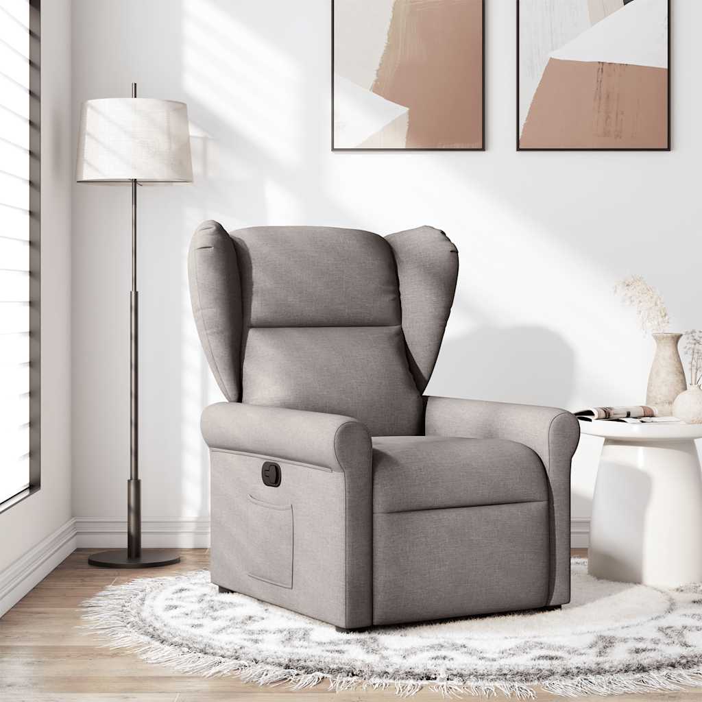 Fauteuil inclinable Taupe Tissu - XIOS