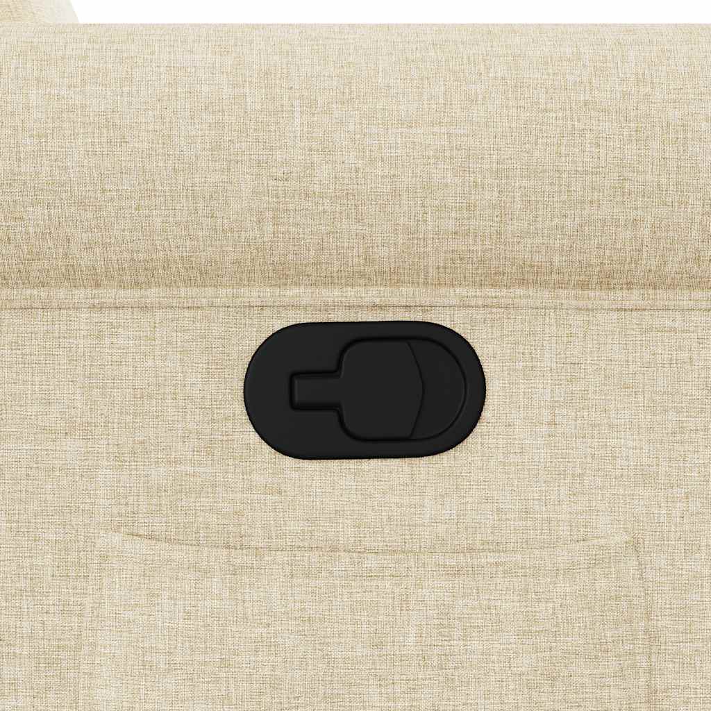 Fauteuil inclinable Crème Tissu - XIOS