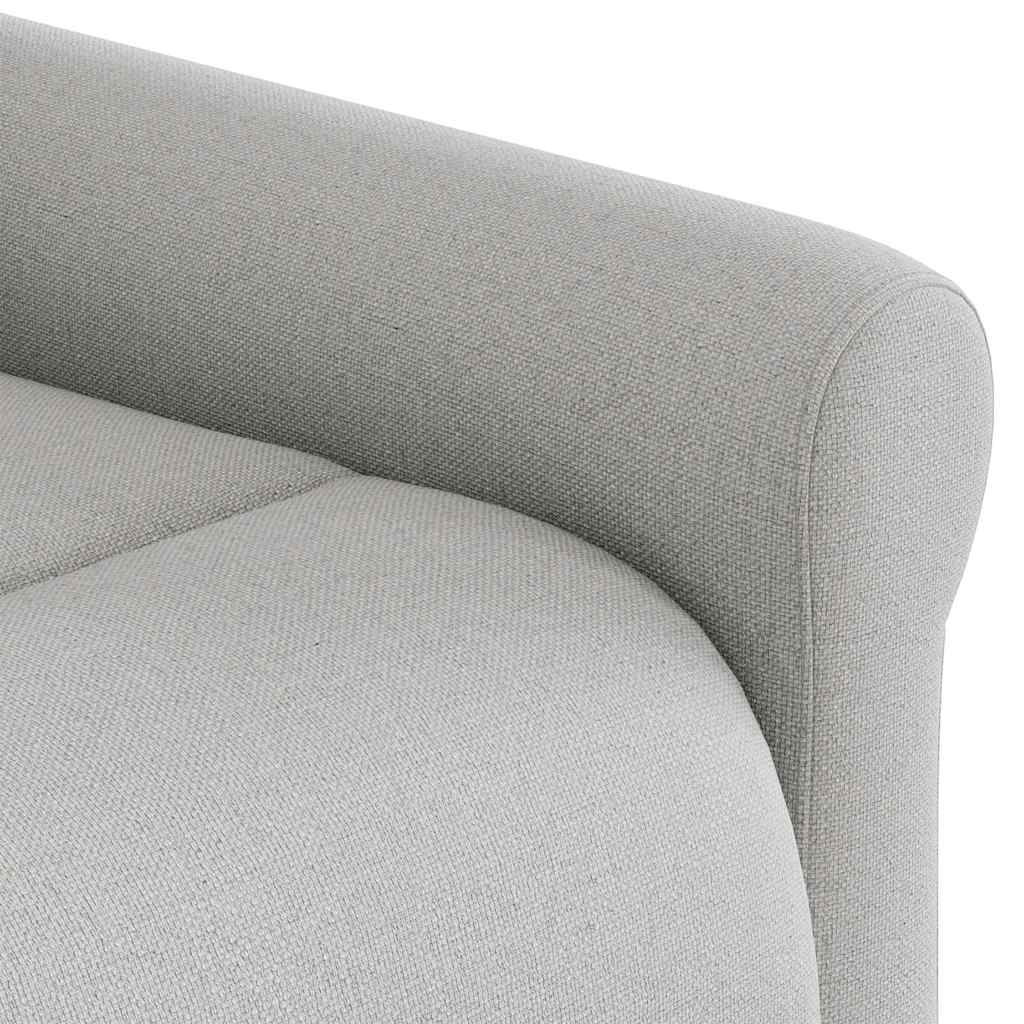 Fauteuil inclinable gris nuage tissu - XIOS