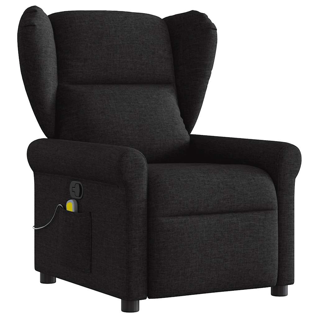 Fauteuil de massage inclinable Noir Tissu - XIOS