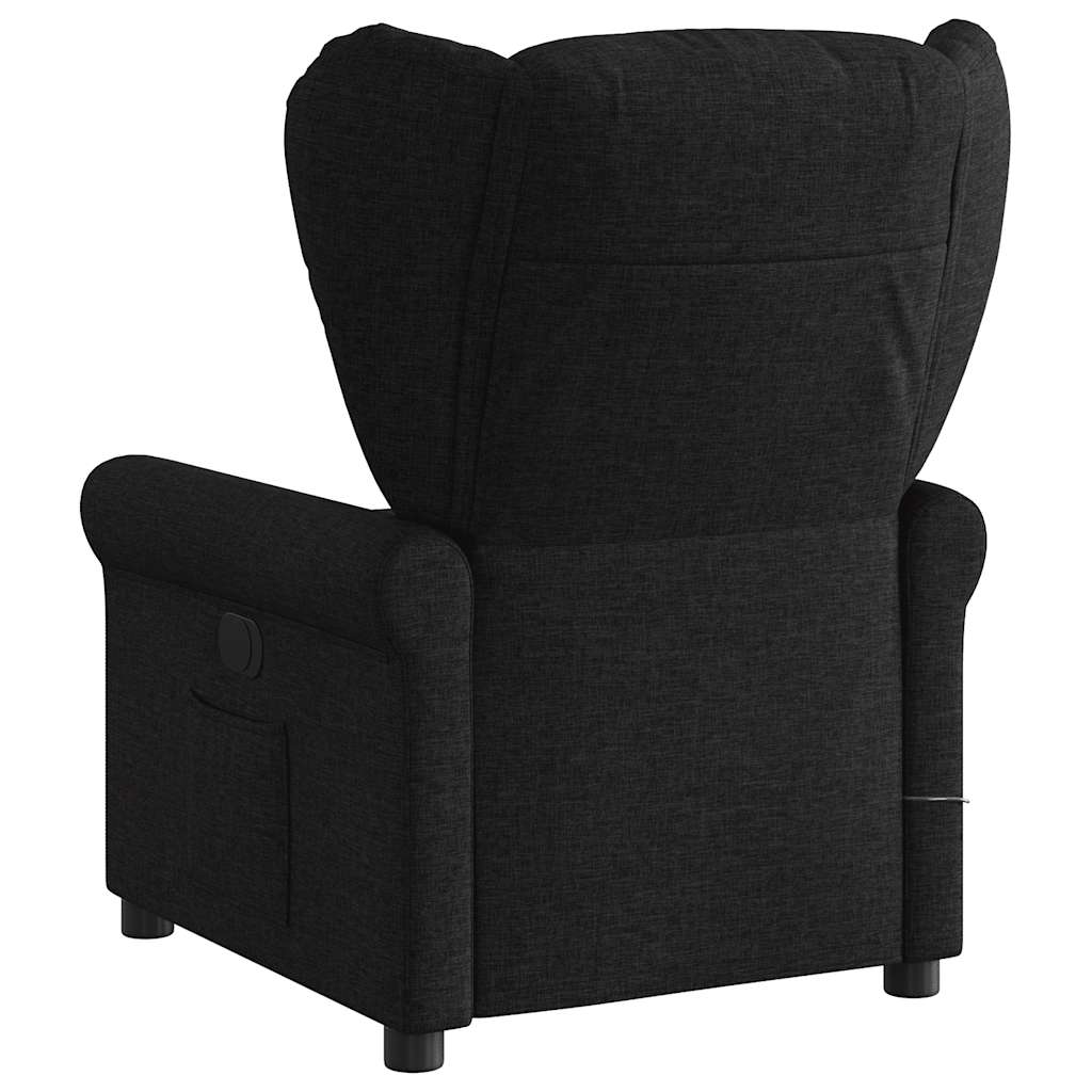 Fauteuil de massage inclinable Noir Tissu - XIOS