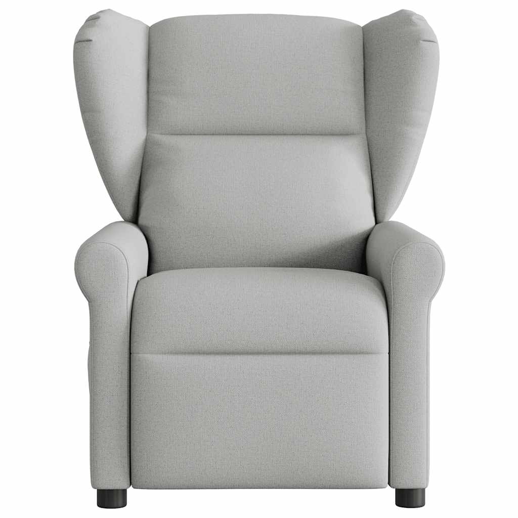 Fauteuil de massage inclinable gris nuage tissu - XIOS