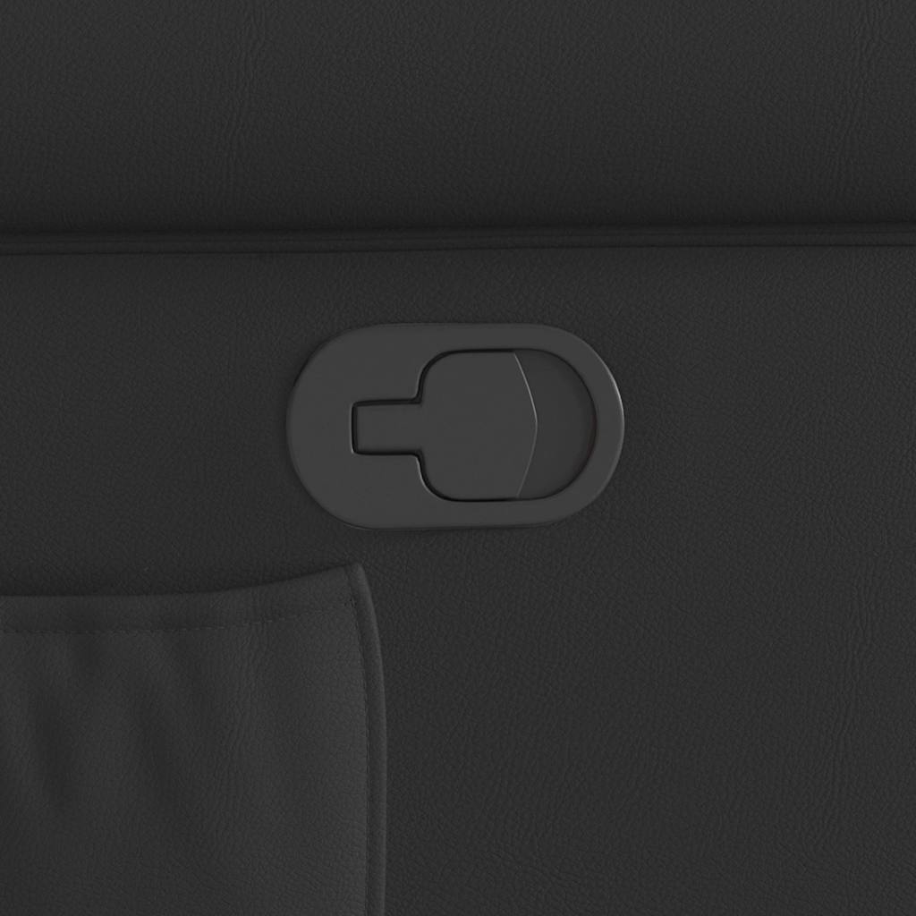 Fauteuil inclinable Noir brillant Similicuir - XIOS