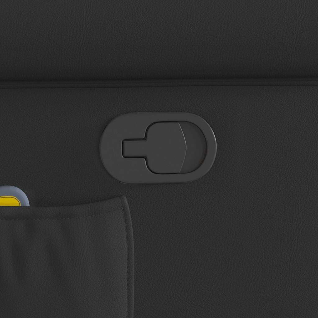 Fauteuil de massage Noir Similicuir brillant - XIOS