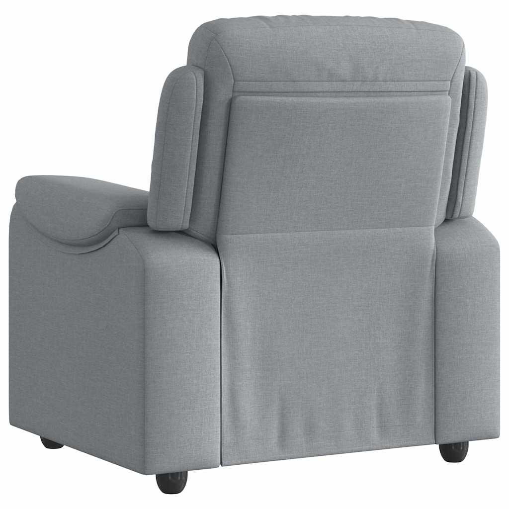Fauteuil inclinable Gris clair Tissu - XIOS