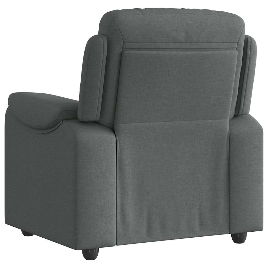 Fauteuil inclinable Gris foncé Tissu - XIOS