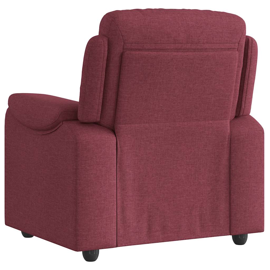 Fauteuil inclinable Rouge bordeaux Tissu - XIOS