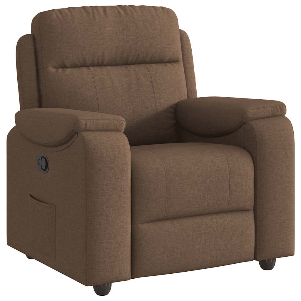 Fauteuil inclinable Marron Tissu - XIOS