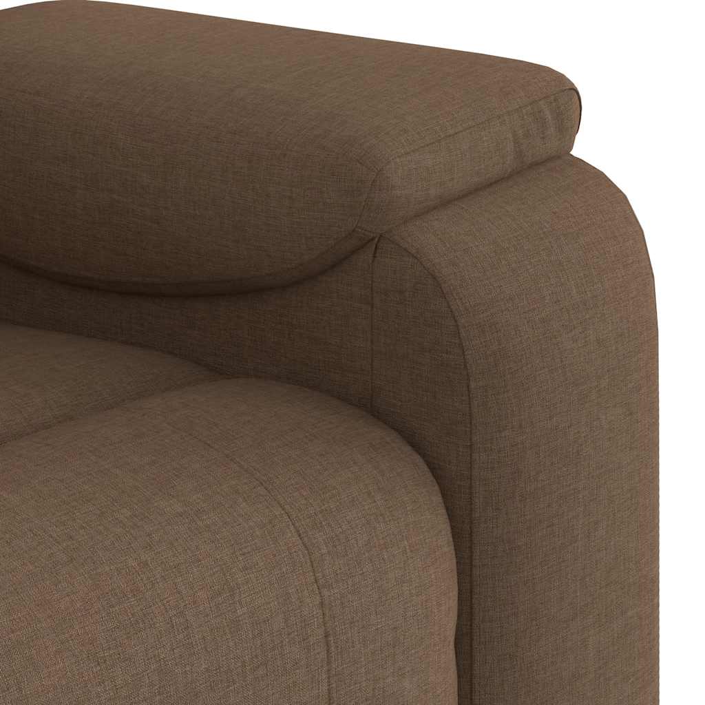 Fauteuil inclinable Marron Tissu - XIOS