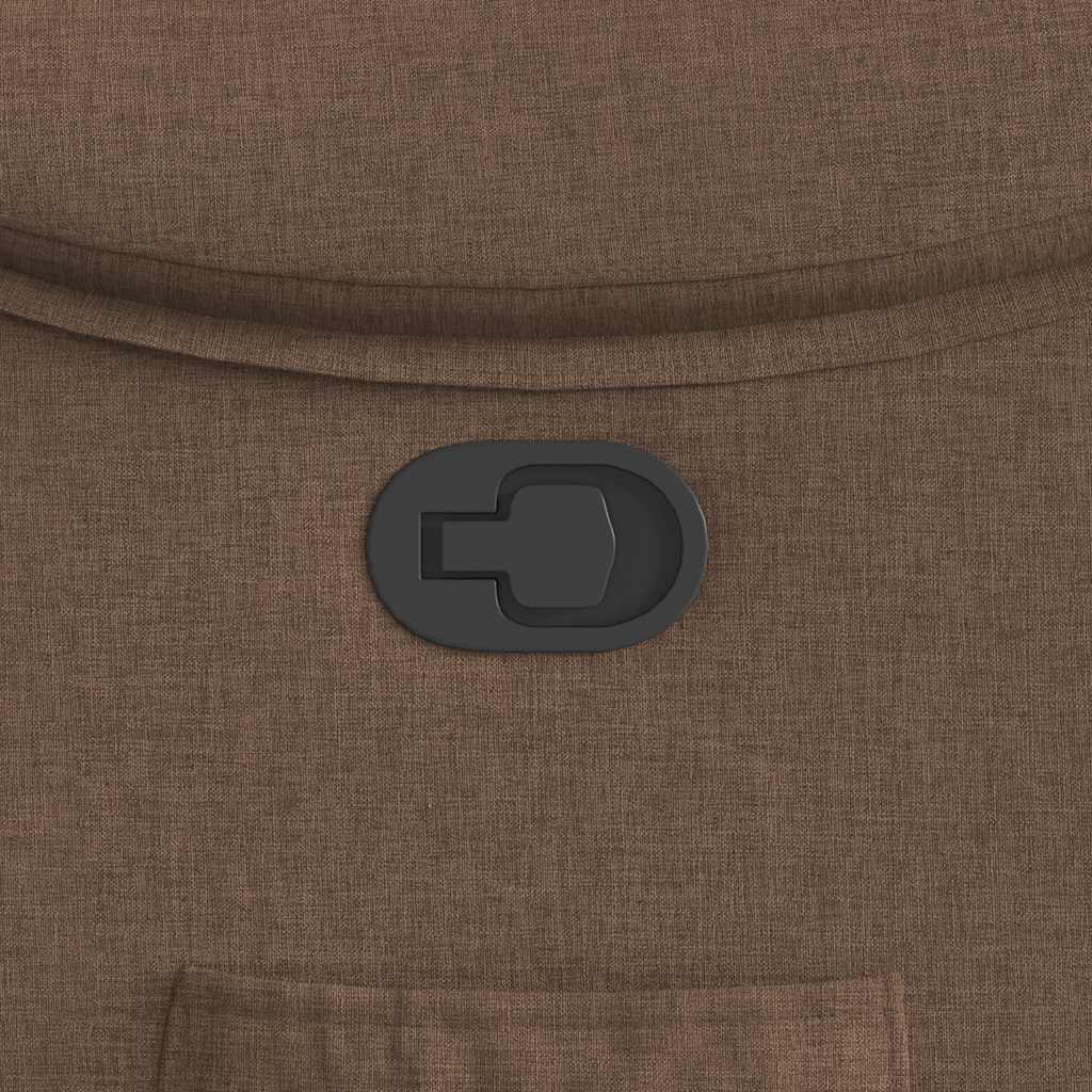 Fauteuil inclinable Marron Tissu - XIOS