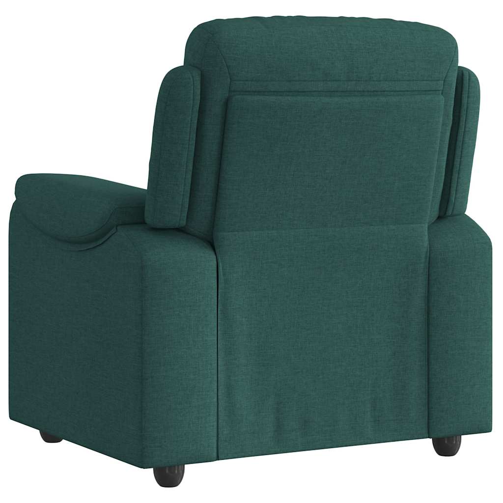 Fauteuil inclinable Vert foncé Tissu - XIOS