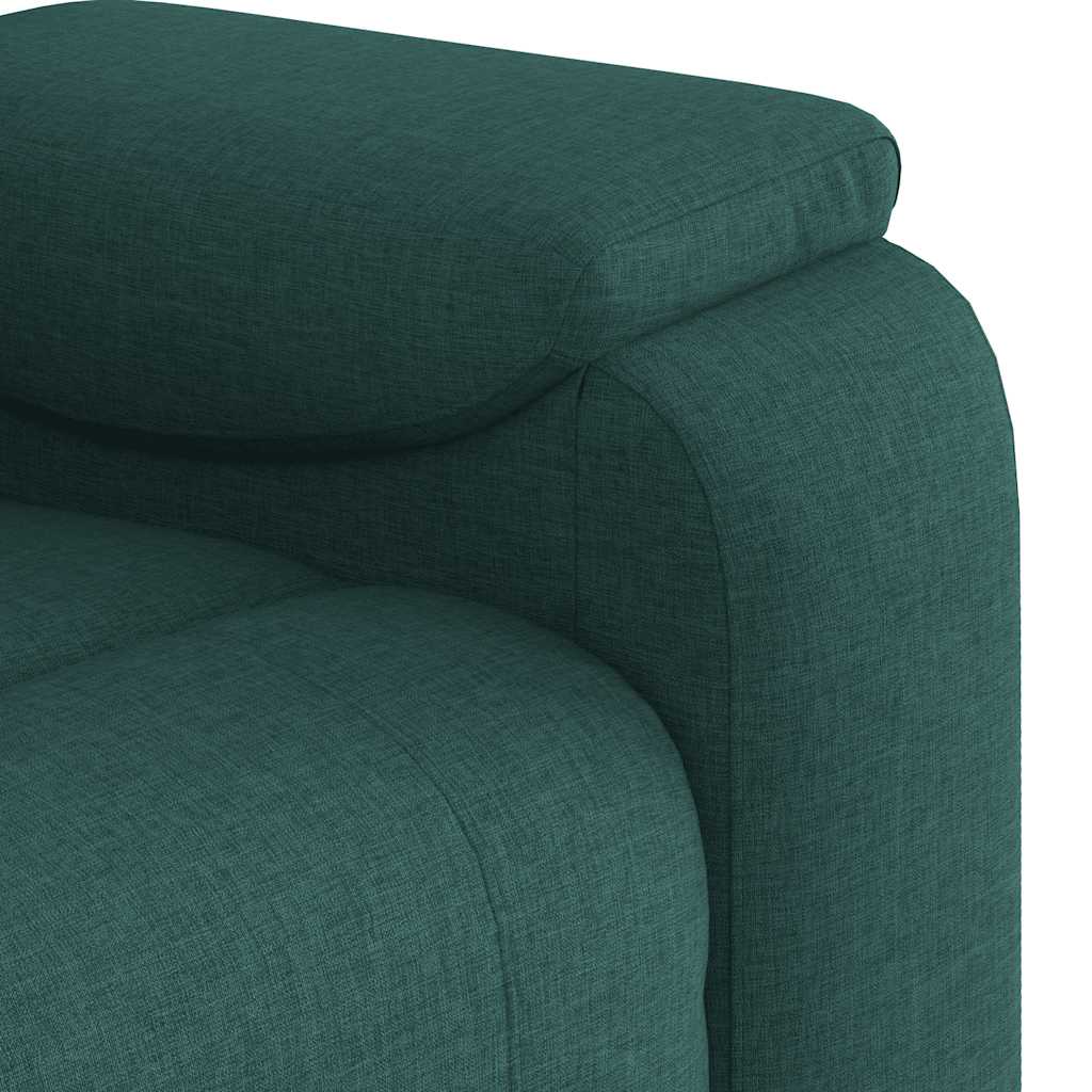 Fauteuil inclinable Vert foncé Tissu - XIOS