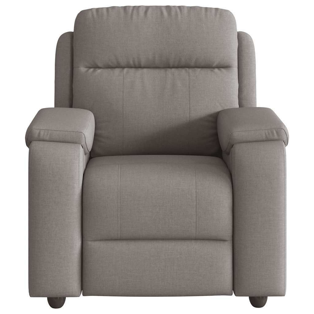 Fauteuil inclinable Taupe Tissu - XIOS
