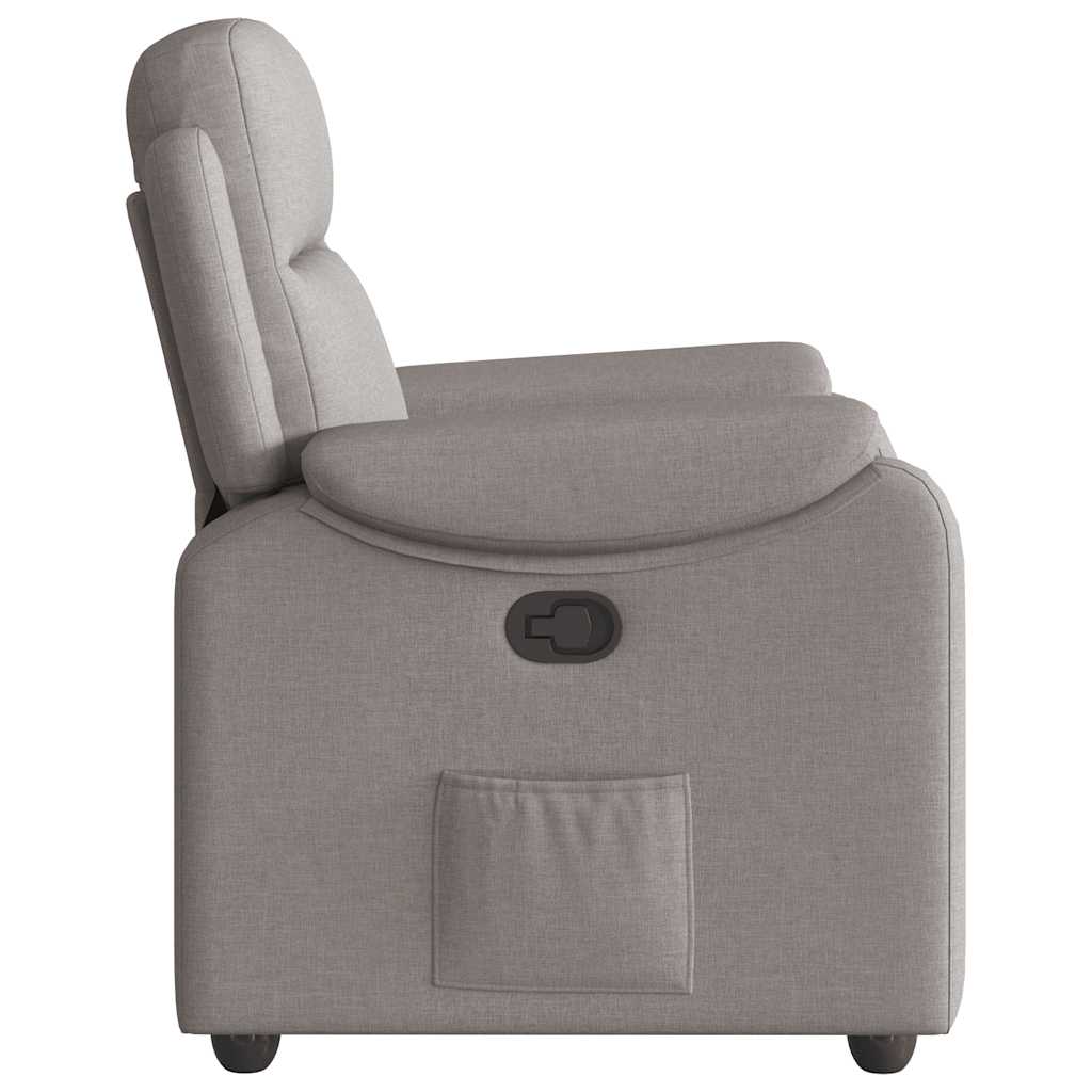 Fauteuil inclinable Taupe Tissu - XIOS