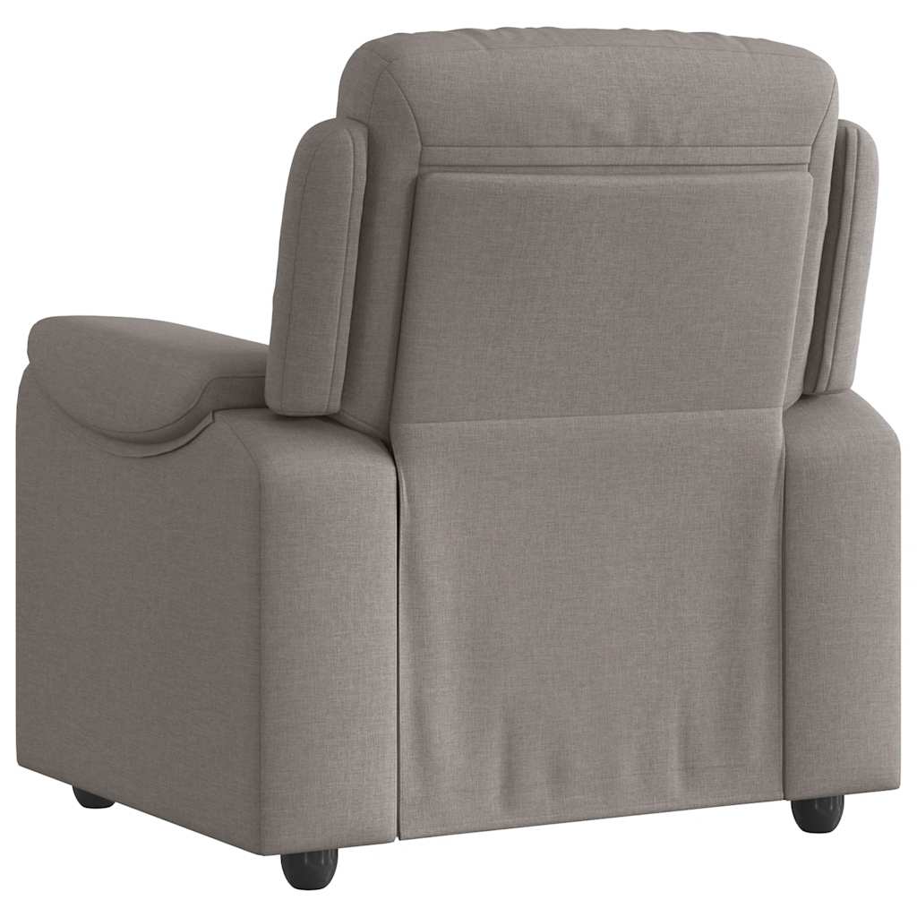Fauteuil inclinable Taupe Tissu - XIOS