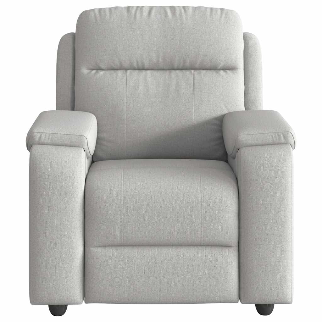 Fauteuil inclinable gris nuage tissu - XIOS