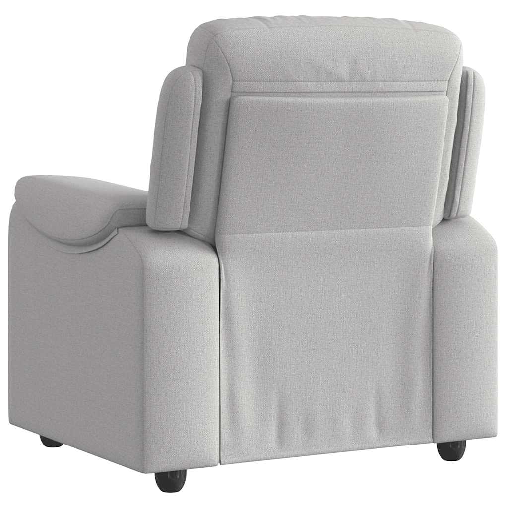 Fauteuil inclinable gris nuage tissu - XIOS