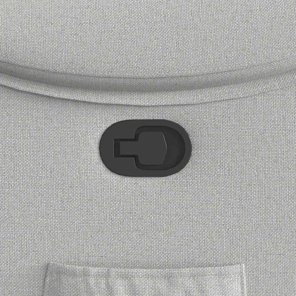 Fauteuil inclinable gris nuage tissu - XIOS