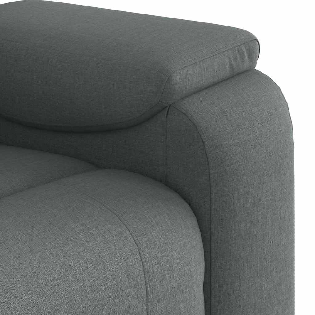 Fauteuil de massage inclinable Gris foncé Tissu - XIOS
