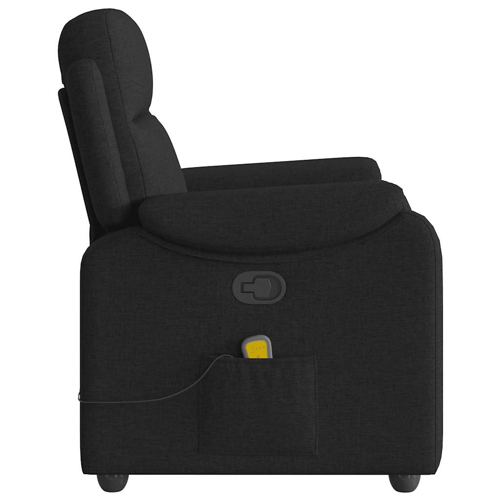 Fauteuil de massage inclinable Noir Tissu - XIOS