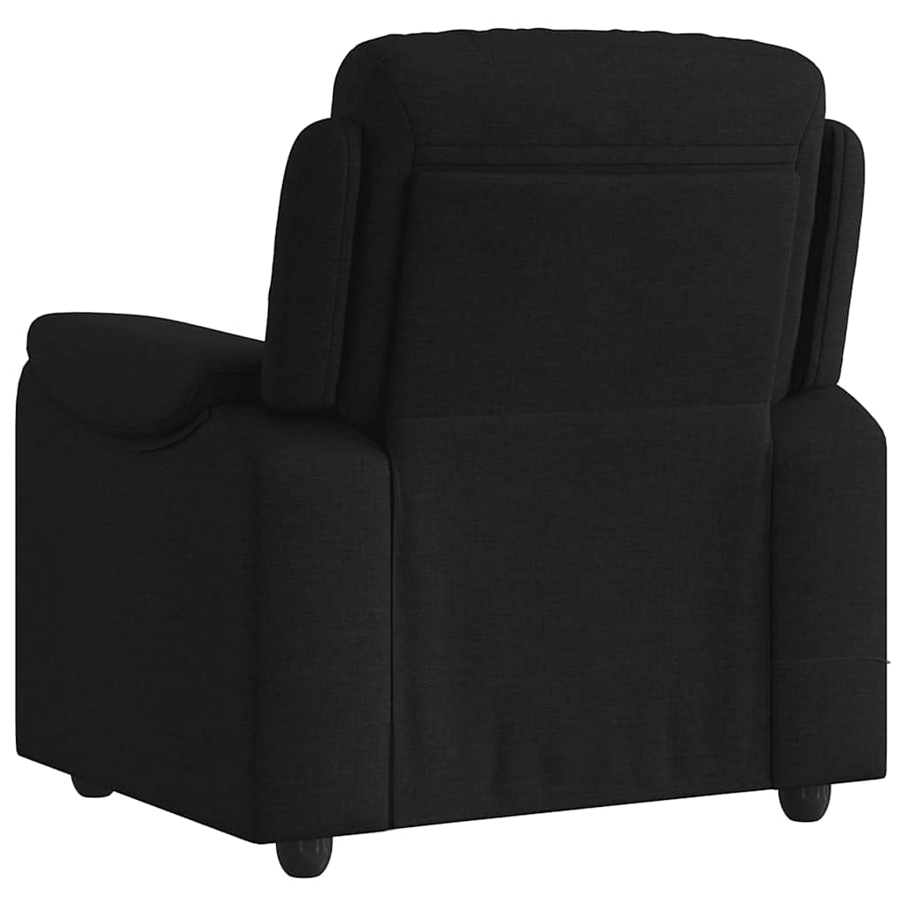 Fauteuil de massage inclinable Noir Tissu - XIOS